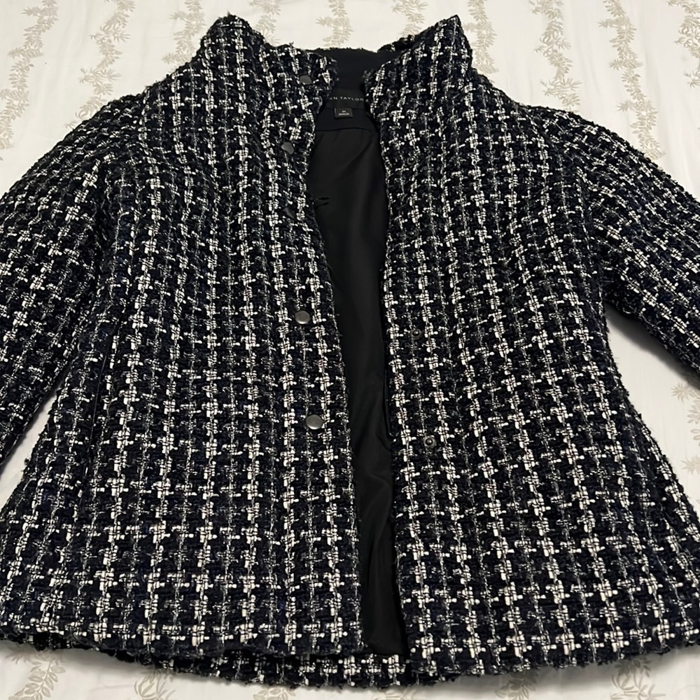 Ann Taylor tweed jacket XS